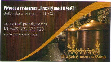 praha - prazsky most u valsu